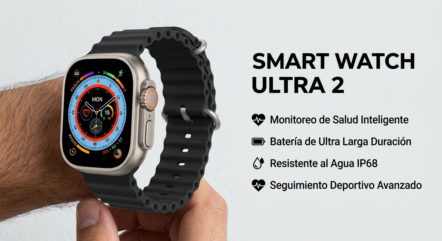Smartwatch ultra pro 2 con correas